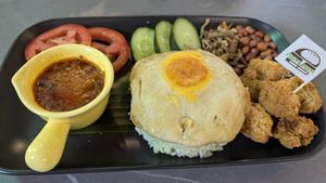 Nasi lemak at nomVnom Cafe in Johor Bahru