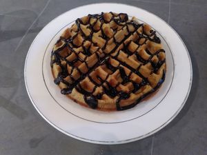 Waffle at nomVnom Cafe in Johor Bahru