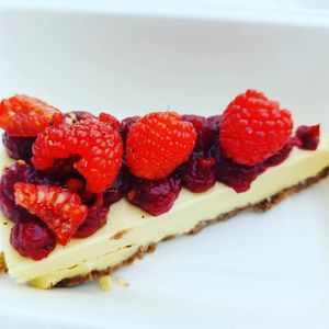 Cheesecake at Gupi Vegan Pastry - Pop Up in Lisbon