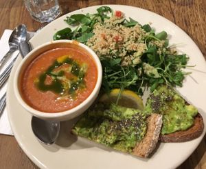 Baker's Lunch (summertime special) at Le Pain Quotidien - Grand St in New York City