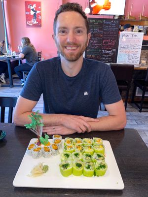 Vegan sushi! at Masago Sushi 35 in Southington