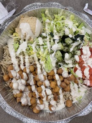 chickpea rice bowl   at The Halal Shack - SDSU in San Diego