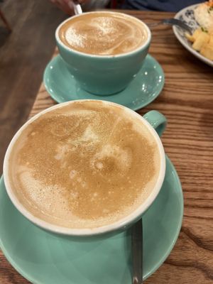 Decaf soy latte  at STN - Comptoir Libanais in Stansted