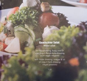 Gemischter Salat at AlteSchmiede in Leogang