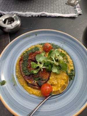 Kürbis Risotto: 5/5! 

Colorful, beautiful and delicious.
 at AlteSchmiede in Leogang