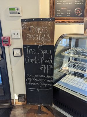 Menu at The Well in Stockton