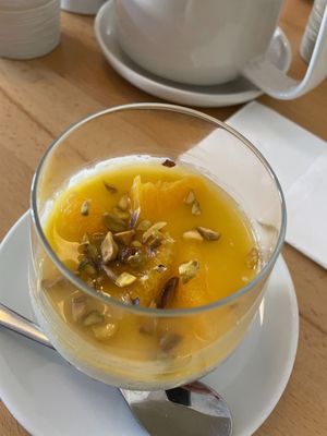 Desert - Coconut and fruit based at Alma Kitchen & Coffee in Tangier