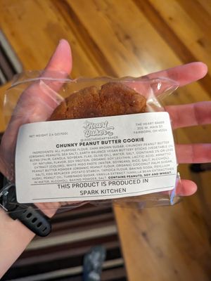 PB cookie at The Heart Baker - Pop-up in Dayton