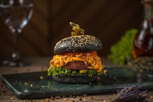 Veggie burger at Big Belly in Cluj-napoca