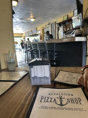   at Revolution Pizza Shop in Luquillo