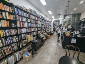 The books at The Curious Rabbit in Wagga Wagga