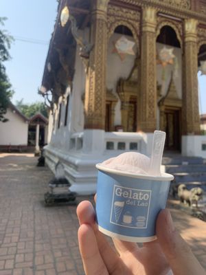   at Gelato Del Lao in Luang Prabang