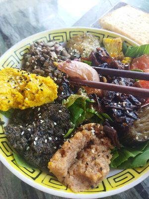 Buddha bowl !!! at BaZaar Café  in Kampot