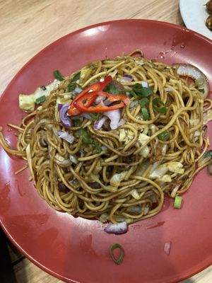 Chow mein   at Momo Central - Bourke St in Melbourne