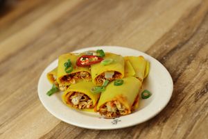 vegan Laphing at Momo Central - Bourke St in Melbourne