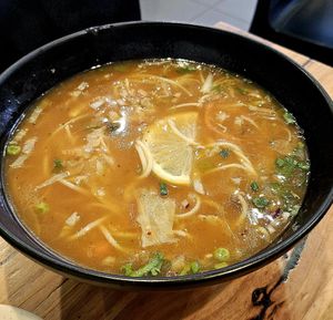 Soupy noodles at Momo Central - Bourke St in Melbourne
