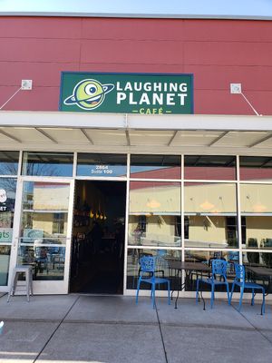 Front next door to Market choice at Laughing Planet - Willamette St in Eugene