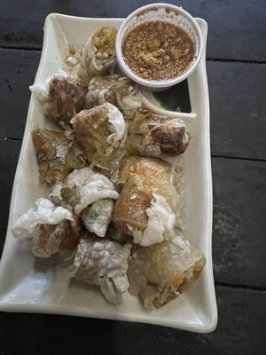 Spring rolls   at Tib Khao in Luang Prabang