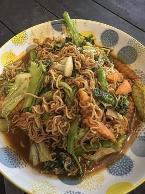 Spicy noodles   at Tib Khao in Luang Prabang