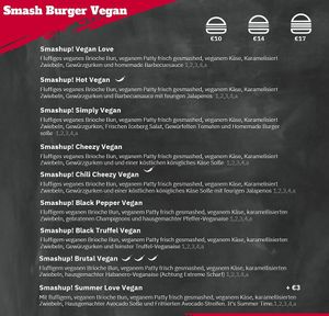 Smash Burger Vegan at Smashup! in Aachen