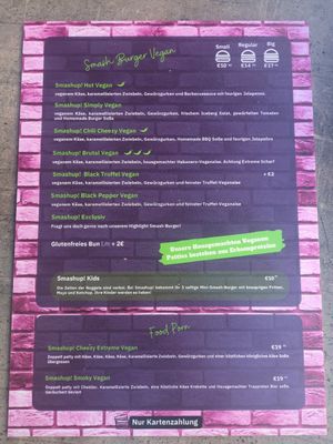 Vegan menu II at Smashup! in Aachen