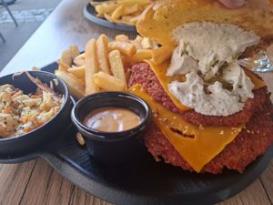 Truffle burger at Smashup! in Aachen