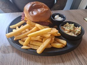 Spicy burger at Smashup! in Aachen