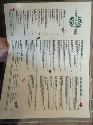   at Cafe Gratitude in Venice