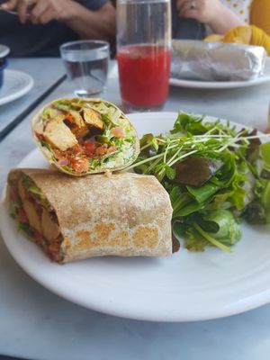 Glorious with Tempeh! It's tasty! at Cafe Gratitude in Venice