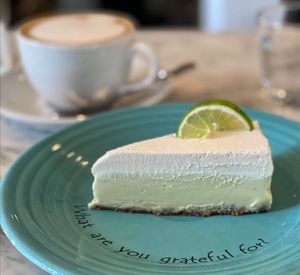 Vegan Key Lime Pie at Cafe Gratitude in Venice