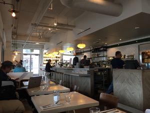 Inside at Cafe Gratitude in Venice