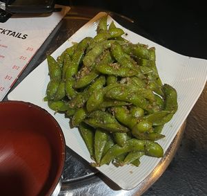 garlic edamame  at LYT Restaurant Bar in Guam