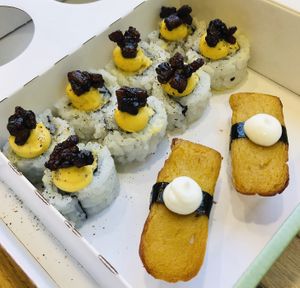 Speciale carbonara  at EssenzaSushi in Milan