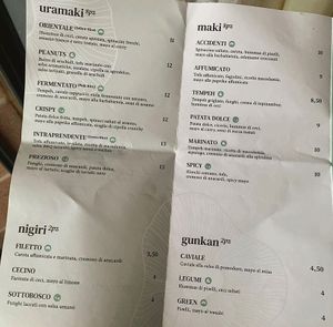  at EssenzaSushi in Milan