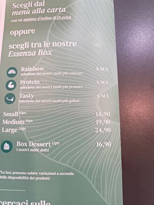  at EssenzaSushi in Milan