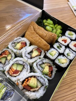 Vegan Yasai Roll Set  at Wasabi - Shaftesbury Ave in London