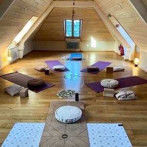 our Yoga studio at Oasis des Âges in Chartrier-ferriere