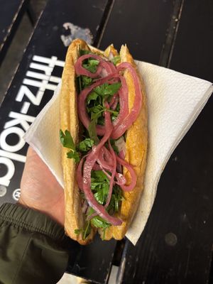 Vegan bosna  at Speisekammer in Vienna