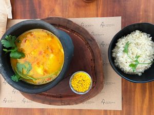 Moqueca de pupunha  at Moringa in Niteroi