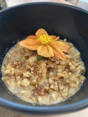 Dessert with fruits   at Moringa in Niteroi