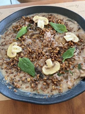 Mushroom risotto   at Moringa in Niteroi