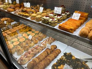 Inside showcase - detail at Artisti del Vegetariano - Corso Magenta in Milan