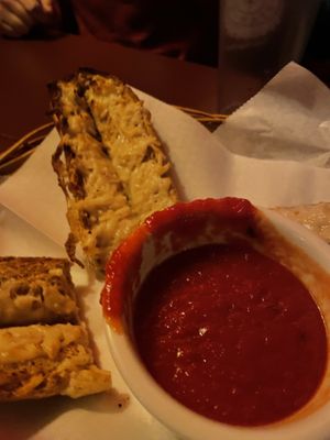 Vegan cheesey garlic bread  at Pizza Plant in Williamsville