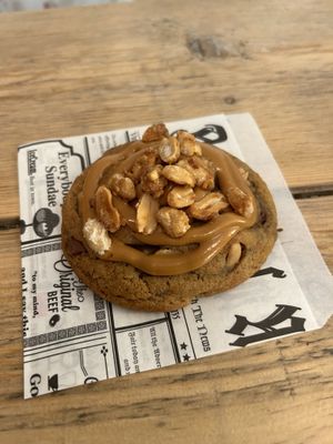 Vegan milk chocolate peanut   at Spongecookies in Stockholm