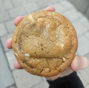 White chocolate. at Spongecookies in Stockholm