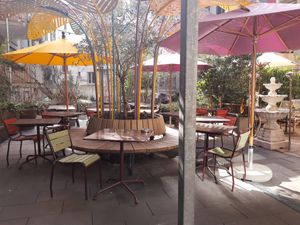 Outdoor seating at Miss Miu - Badenerstrasse in Zurich