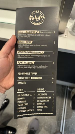 Carta #Veganuary at Falafel Inc in Washington