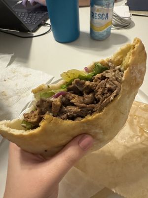 Vegan shawarma   at Falafel Inc in Washington