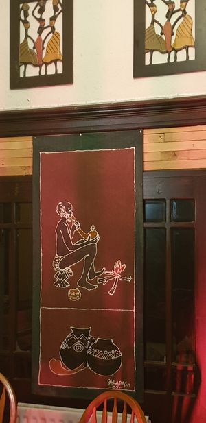 Fabulous surroundings inspired by African Art . at Cape To Cairo in Shildon