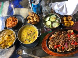 Sharing platter for 2 with grill as the 3rd choice mmm  at Cape To Cairo in Shildon